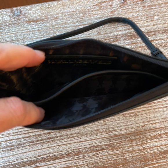 Karl Lagerfeld Black Faux Wristlet Wallet - Picture 4 of 7